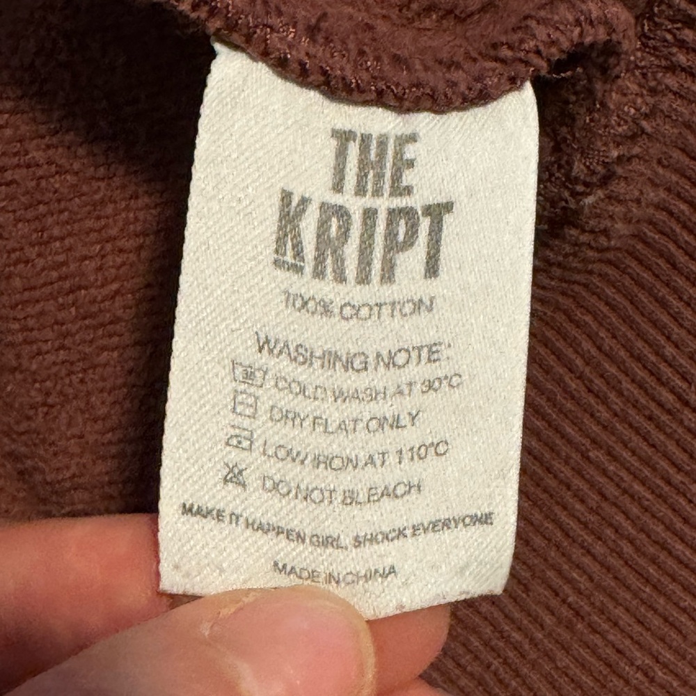 The Kript Women’s Cropped Hoodie - Picture 5 of 6